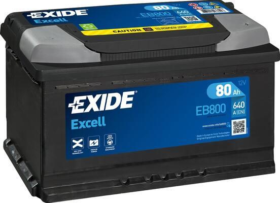 Exide EB800 - Startera akumulatoru baterija adetalas.lv