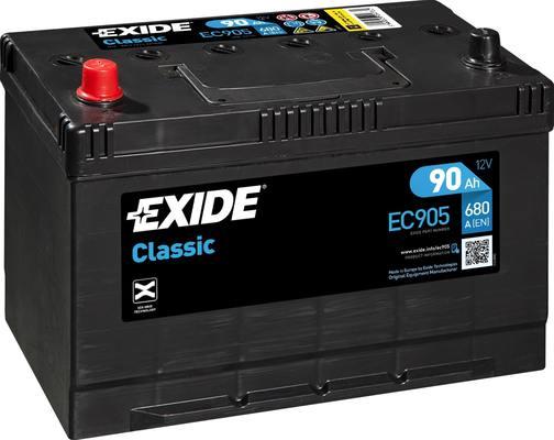 Exide EC905 - Startera akumulatoru baterija adetalas.lv