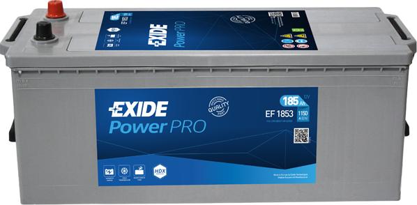 Exide EF1853 - Startera akumulatoru baterija adetalas.lv