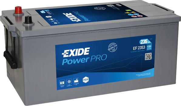 Exide EF2353 - Startera akumulatoru baterija adetalas.lv