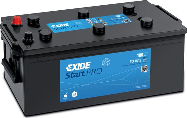 Exide EG1803 - Startera akumulatoru baterija adetalas.lv