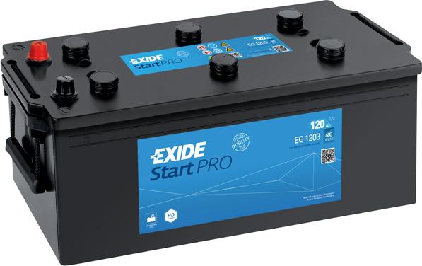 Exide EG1203 - Startera akumulatoru baterija adetalas.lv