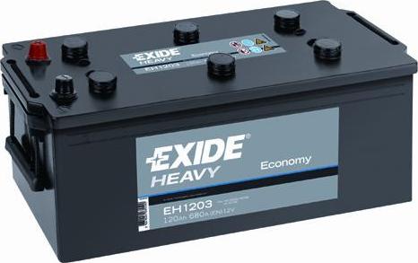 Exide EH1203 - Startera akumulatoru baterija adetalas.lv