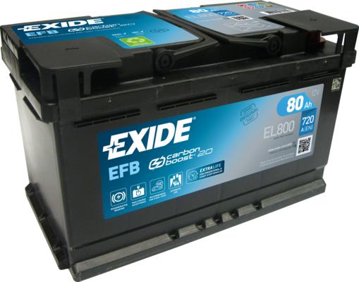 Exide EL800 - Startera akumulatoru baterija adetalas.lv