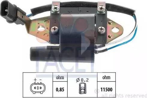 FACET 9.6183 - Aizdedzes spole adetalas.lv