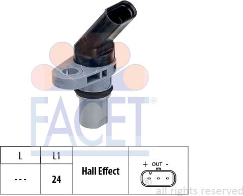 FACET 9.0778 - Devējs, Griešanās ātrums adetalas.lv