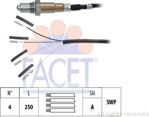 FACET 10.8235 - Lambda zonde adetalas.lv