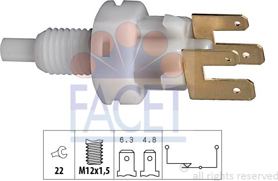 FACET 7.1083 - Bremžu signāla slēdzis adetalas.lv