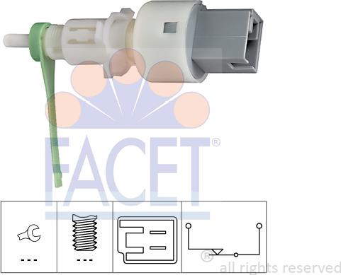 FACET 7.1159 - Slēdzis, Sajūga vadība (Tempomat) adetalas.lv