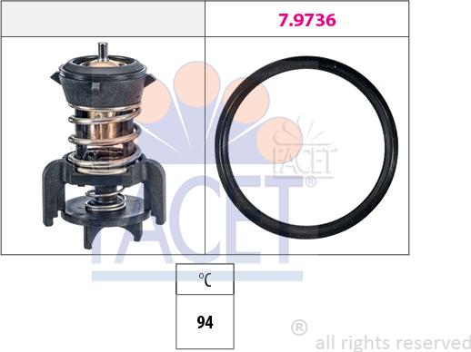 FACET 7.8933 - Termostats, Dzesēšanas šķidrums adetalas.lv