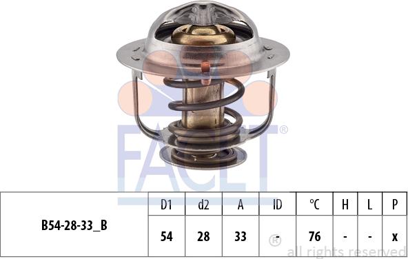 FACET 7.8400S - Termostats, Dzesēšanas šķidrums adetalas.lv