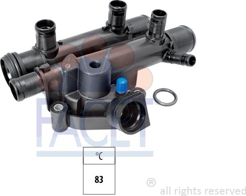 FACET 7.8666 - Termostats, Dzesēšanas šķidrums adetalas.lv