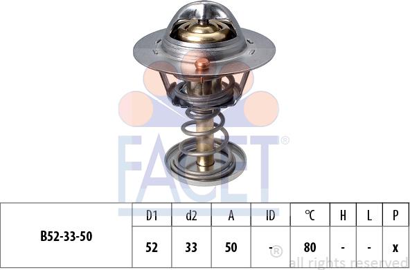 FACET 7.8674S - Termostats, Dzesēšanas šķidrums adetalas.lv