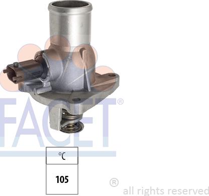 FACET 7.8860 - Termostats, Dzesēšanas šķidrums adetalas.lv