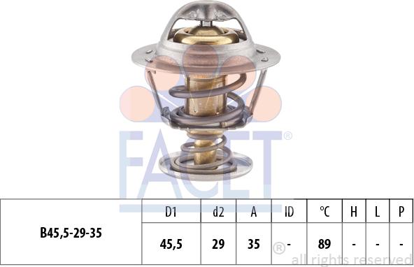 FACET 7.8389S - Termostats, Dzesēšanas šķidrums adetalas.lv