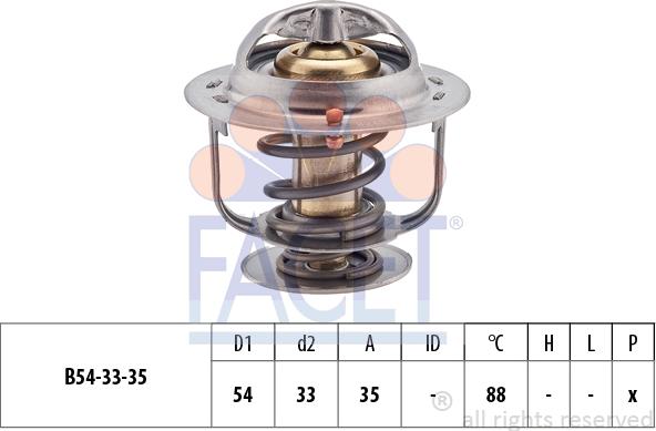 FACET 7.8248S - Termostats, Dzesēšanas šķidrums adetalas.lv