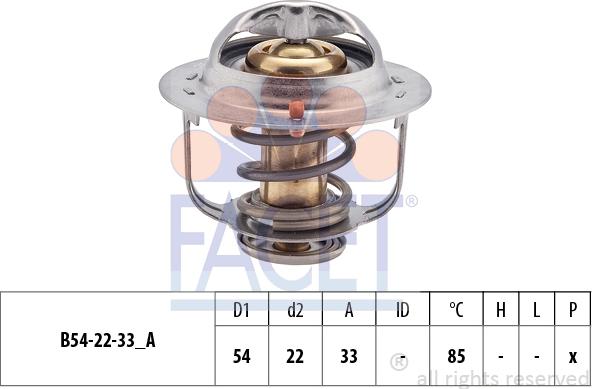 FACET 7.8224S - Termostats, Dzesēšanas šķidrums adetalas.lv