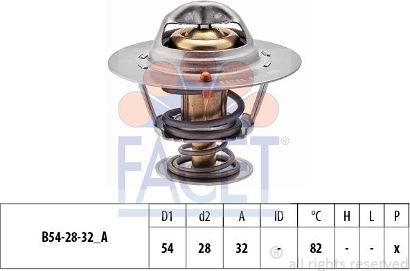 FACET 7.8276S - Termostats, Dzesēšanas šķidrums adetalas.lv