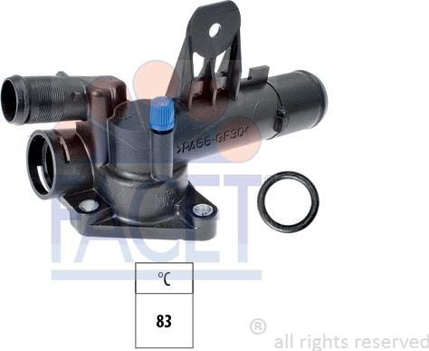 FACET 7.8710S - Termostats, Dzesēšanas šķidrums adetalas.lv