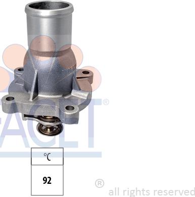 FACET 7.8738 - Termostats, Dzesēšanas šķidrums adetalas.lv