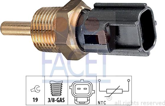 FACET 7.3230 - Devējs, Dzesēšanas šķidruma temperatūra adetalas.lv