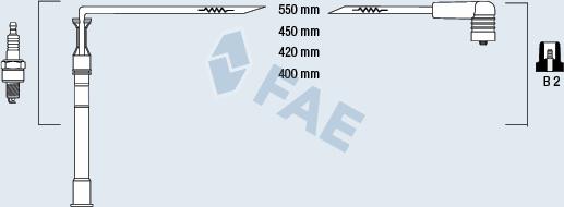 FAE 85991 - Augstsprieguma vadu komplekts adetalas.lv