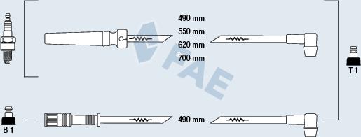 FAE 85970 - Augstsprieguma vadu komplekts adetalas.lv