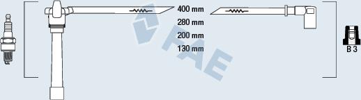 FAE 85647 - Augstsprieguma vadu komplekts adetalas.lv