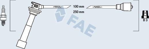 FAE 85806 - Augstsprieguma vadu komplekts adetalas.lv