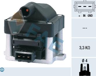 FAE 80200 - Aizdedzes spole adetalas.lv