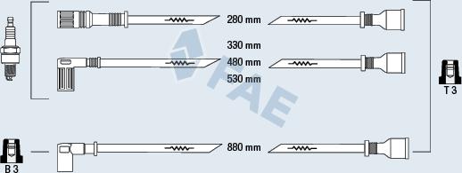 FAE 83940 - Augstsprieguma vadu komplekts adetalas.lv