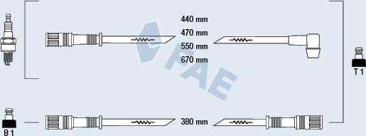 FAE 83490 - Augstsprieguma vadu komplekts adetalas.lv