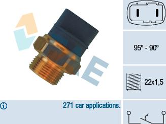 FAE 36370 - Termoslēdzis, Radiatora ventilators adetalas.lv