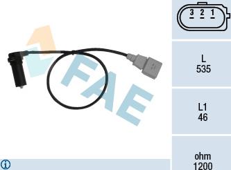 FAE 79067 - Impulsu devējs, Kloķvārpsta adetalas.lv