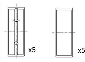 FAI AutoParts BM1058-STD - Kloķvārpstas gultnis adetalas.lv