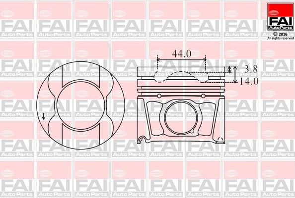 FAI AutoParts PK15-000 - Virzulis adetalas.lv