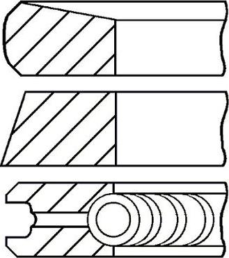 FAI AutoParts PR271-000 - Virzuļa gredzenu komplekts adetalas.lv