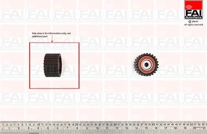 FAI AutoParts T9443 - Parazīt / Vadrullītis, Zobsiksna adetalas.lv