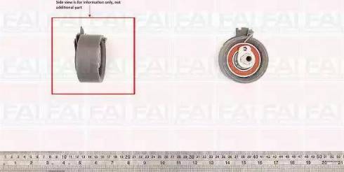 FAI AutoParts T9483 - Spriegotājrullītis, Gāzu sadales mehānisma piedziņas siksna adetalas.lv