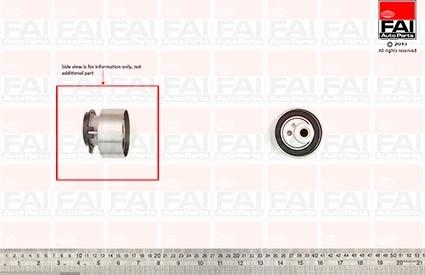 FAI AutoParts T9470 - Spriegotājrullītis, Gāzu sadales mehānisma piedziņas siksna adetalas.lv