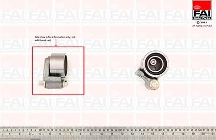 FAI AutoParts T9555 - Spriegotājrullītis, Gāzu sadales mehānisma piedziņas siksna adetalas.lv