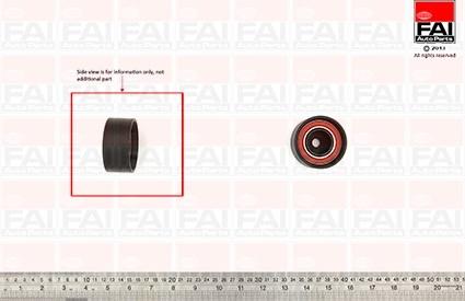 FAI AutoParts T9568 - Parazīt / Vadrullītis, Zobsiksna adetalas.lv