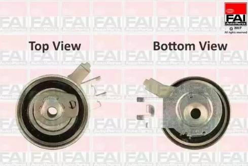 FAI AutoParts T9500 - Spriegotājrullītis, Gāzu sadales mehānisma piedziņas siksna adetalas.lv