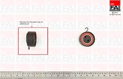 FAI AutoParts T9511 - Spriegotājrullītis, Gāzu sadales mehānisma piedziņas siksna adetalas.lv