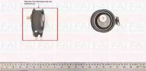 FAI AutoParts T9581 - Spriegotājrullītis, Gāzu sadales mehānisma piedziņas siksna adetalas.lv