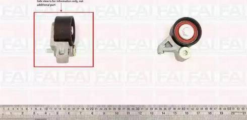 FAI AutoParts T9684 - Spriegotājrullītis, Gāzu sadales mehānisma piedziņas siksna adetalas.lv