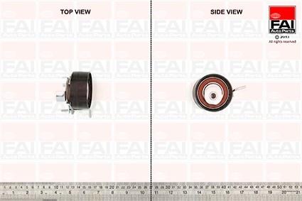 FAI AutoParts T9818 - Spriegotājrullītis, Gāzu sadales mehānisma piedziņas siksna adetalas.lv