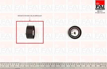 FAI AutoParts T9397 - Spriegotājrullītis, Gāzu sadales mehānisma piedziņas siksna adetalas.lv