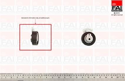 FAI AutoParts T9357 - Spriegotājrullītis, Gāzu sadales mehānisma piedziņas siksna adetalas.lv