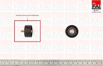 FAI AutoParts T9364 - Parazīt / Vadrullītis, Zobsiksna adetalas.lv